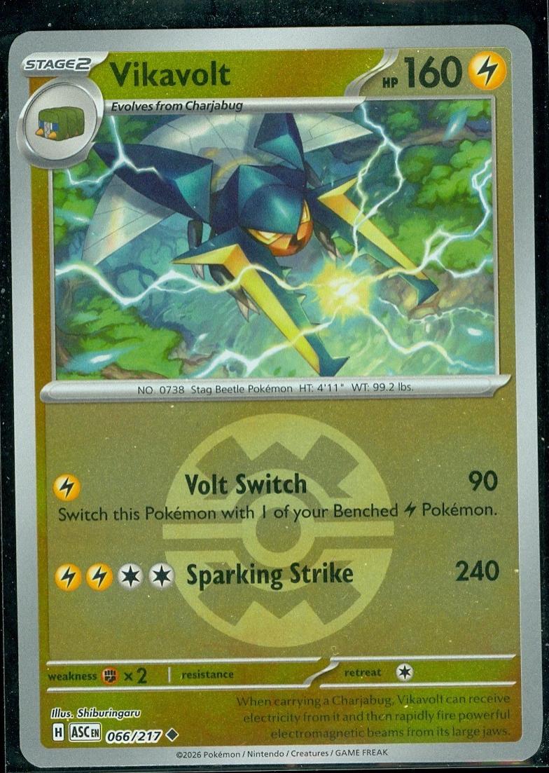 Ascended Heroes Vikavolt [Ball] Pokémon card
